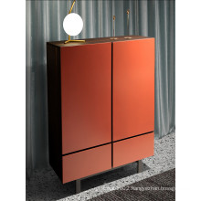 Lacquer cabinet with doors